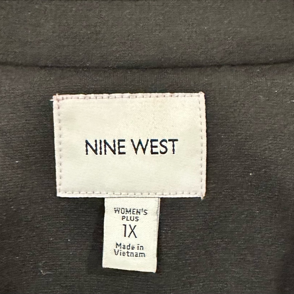 Nine West Elegant Black Blazer 1X - Picture 3 of 6